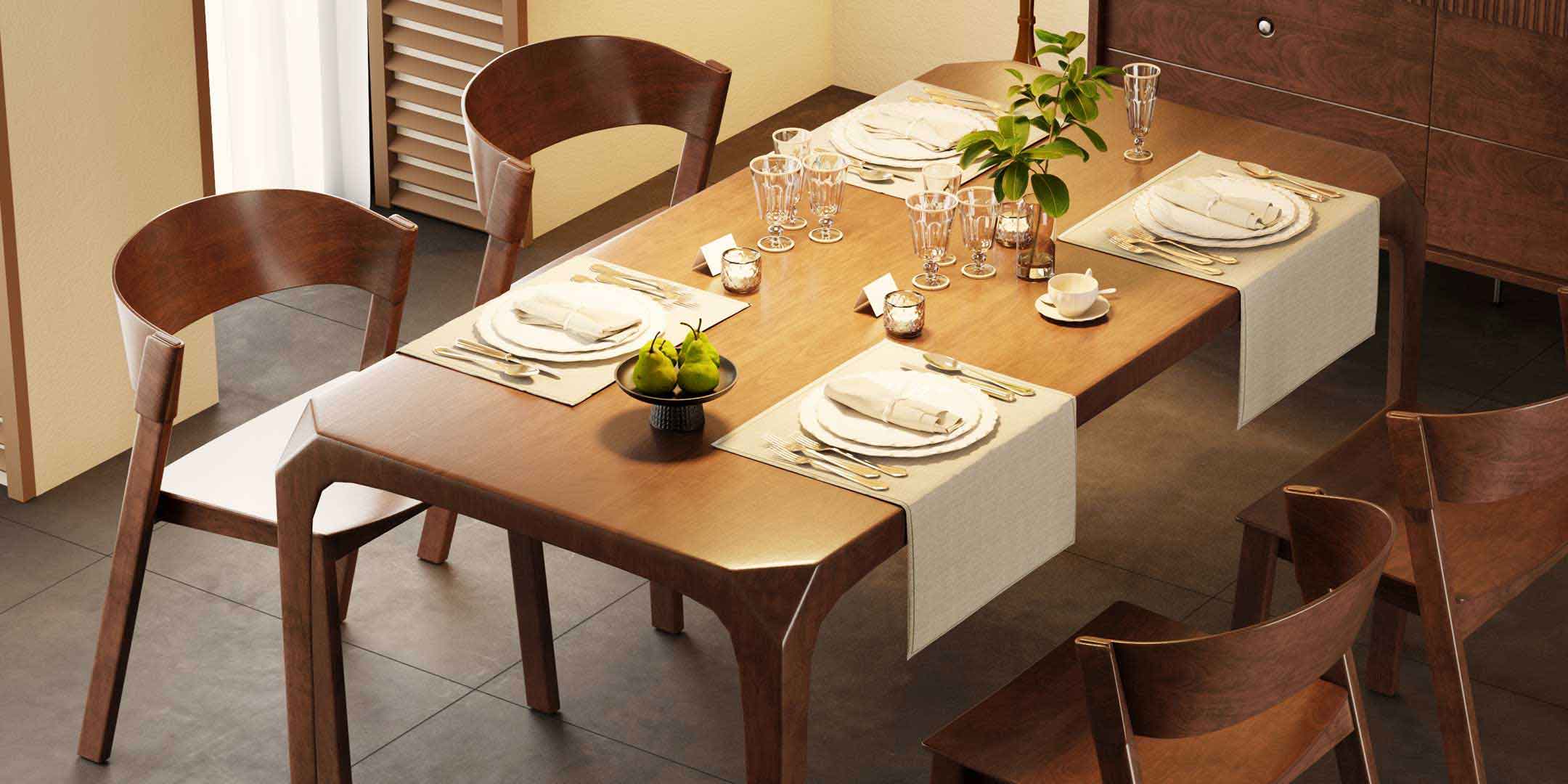 Premium dining table and chairs