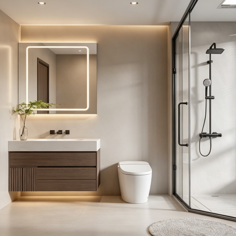 Whole house customized bathroom