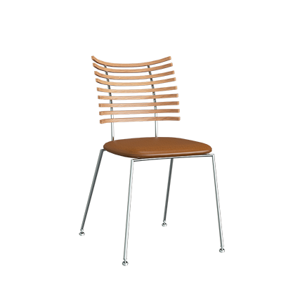 Metal foot dining chair